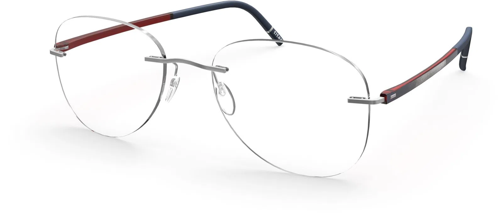 Silhouette The Wave Color Groove Demo Rimless 5567 Eyeglasses - view 13